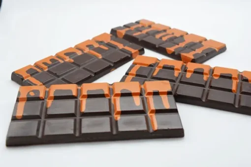 buy Orange Zest Vegan Drip Mushroom Chocolate Bars