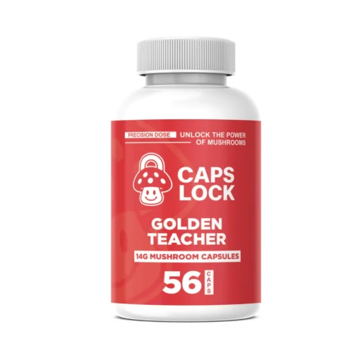 Caps Lock Golden Teacher 14g 56 Capsules Caps Lock Golden Teacher 14g 56 Capsules