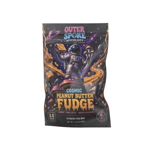 Outer Spore Mycology – Peanut Butter Fudge 3.5g bar Outer Spore Mycology – Peanut Butter Fudge 3.5g bar