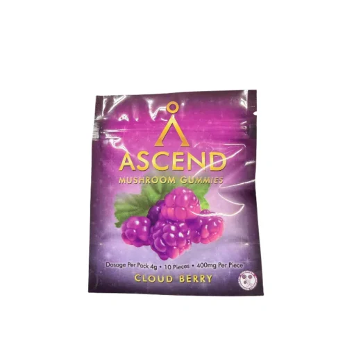 Buy Ascend – Cloud Berry Mushroom Gummies 4g Buy Ascend – Cloud Berry Mushroom Gummies 4g