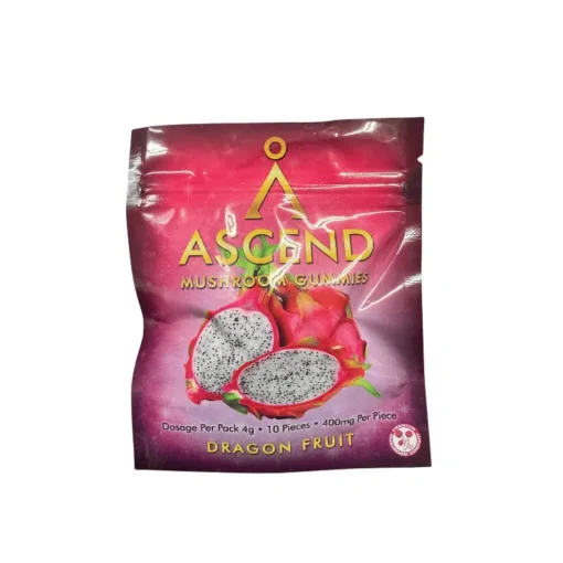 Buy Ascend – Dragon Fruit Mushroom Gummies 4g