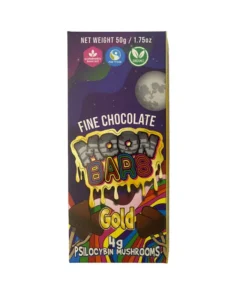 Buy Moon Bars – Gold Chocolate Mushroom Bar 4g