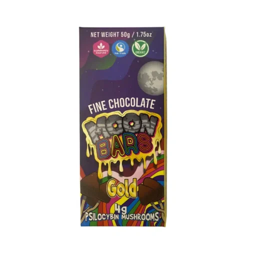 Buy Moon Bars – Gold Chocolate Mushroom Bar 4g Buy Moon Bars – Gold Chocolate Mushroom Bar 4g