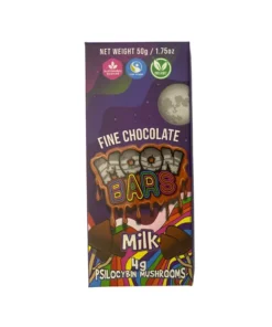 Buy Moon Bars – Milk Chocolate Mushroom Bar 4g