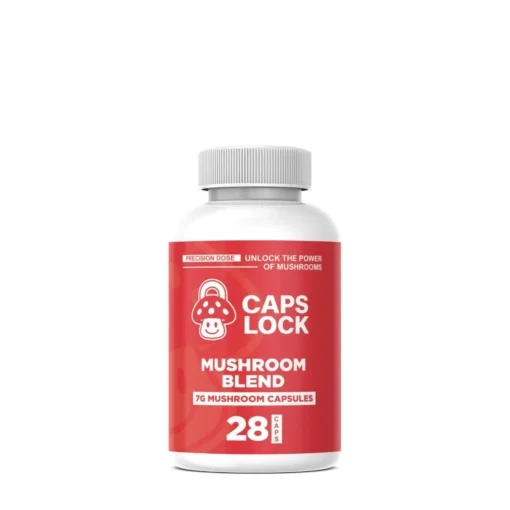 Caps Lock – Mushroom Blend 7g 28 Capsules Caps Lock – Mushroom Blend 7g 28 Capsules